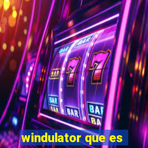 windulator que es